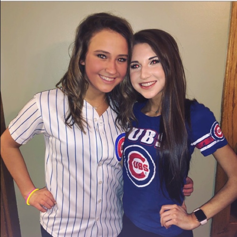 White Majestic Cubs Jersey- Derrek Lee